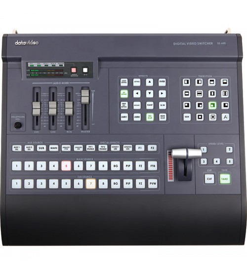 Datavideo SE-600A SD 8 - Channel Digital Video Switcher (w/ 2-CH SDI Outputs & 2-CH DV Outputs )